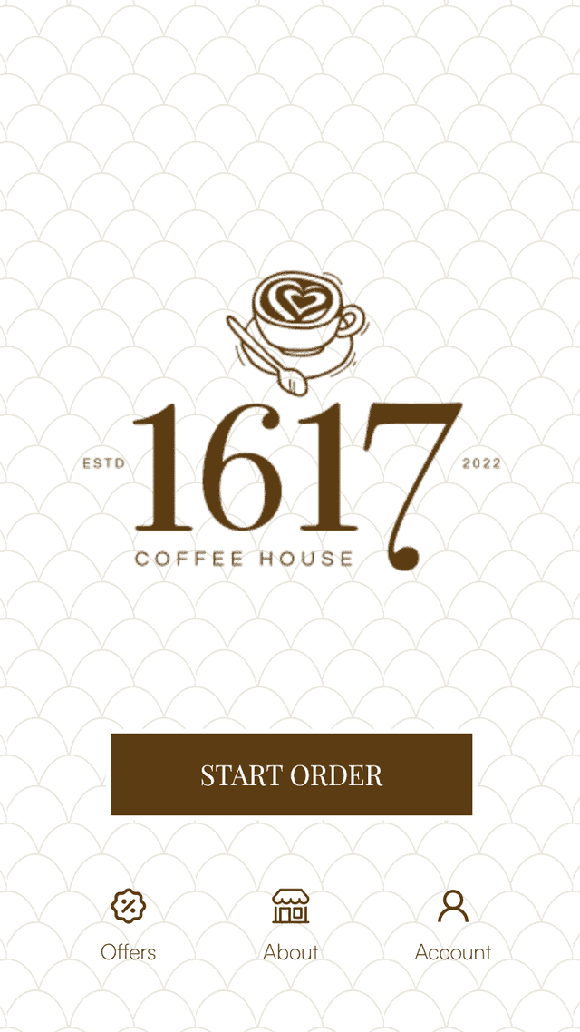 1617 Coffee House Mobile App