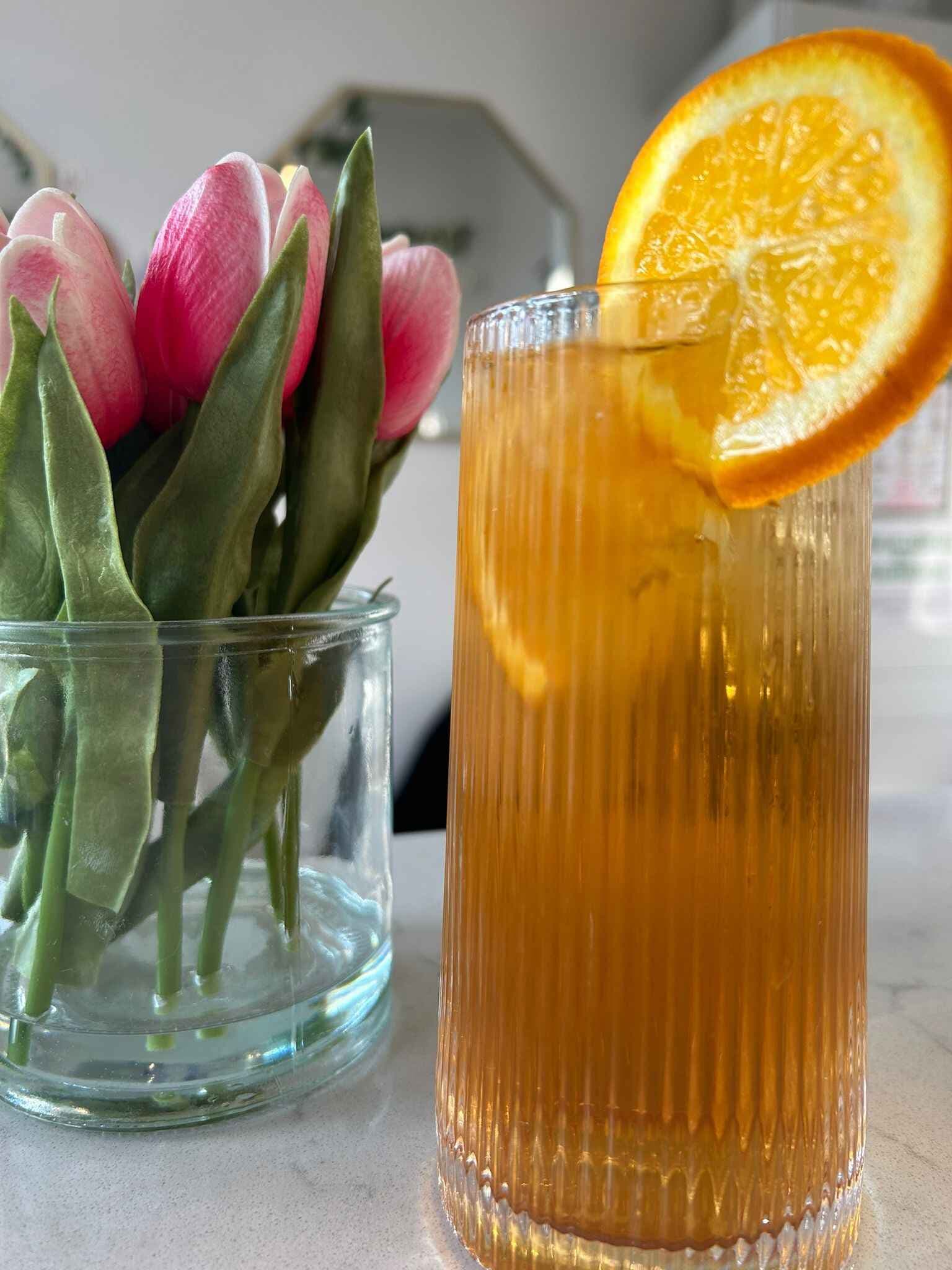 Picture of Peach and Orange Iced Tea